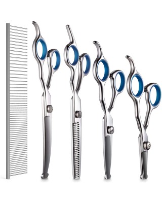 Veterinary Pet Hair Cutting Scissors Set