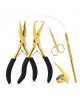 My Hair Tools Pro Hair Extension Tools Kit Gold - Multi Purpose