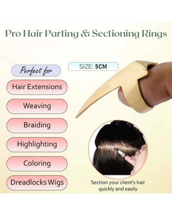 My Hair Tools Pro Hair Extension Tools Kit Gold - Multi Purpose