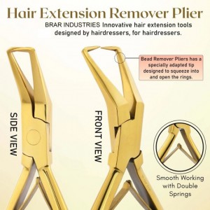 My Hair Tools Pro Hair Extension Tools Kit Gold - Multi Purpose