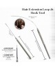 Silver My Hair Tools Pro Extension Kit, Extensions Remover Pliers set, Micro Beads Pulling Hook & Microbead Loop Tool Stainless Steel