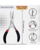 Silver My Hair Tools Pro Extension Kit, Extensions Remover Pliers set, Micro Beads Pulling Hook & Microbead Loop Tool Stainless Steel