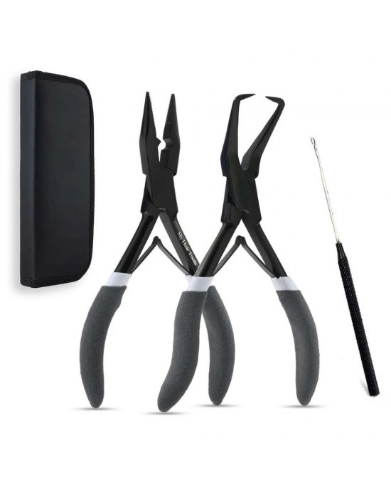 Microbead tool kit all in one in black gray