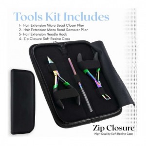 Microbead tool kit all in one in Rainbow black