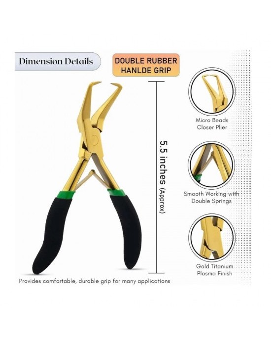 Microbead tool kit all in one in golden black