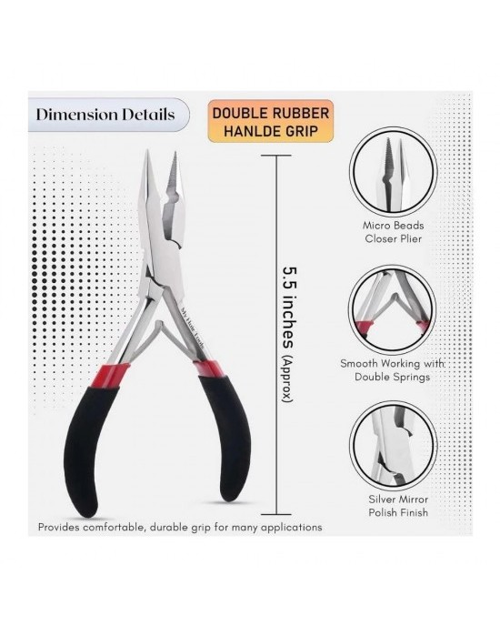 Microbead tool kit all in one in silver black