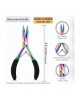 Rainbow Professional Hair Extension Tools Kit